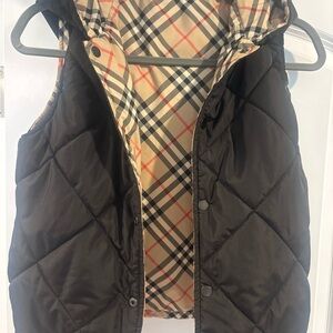 Burberry Beige and Black Checkered Cap
